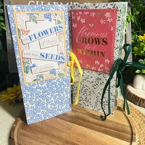 🌼 Handmade “Thoughts In Bloom” Junk Journals 2 Styles 126 Pages  Floral Theme🌼
